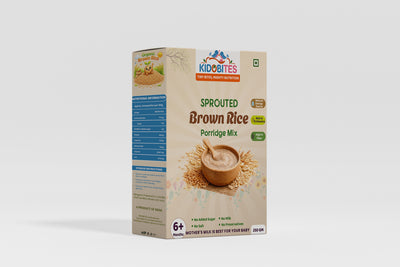 Organic Sprouted Brown Rice Porridge Mix For Babies |6 Months+ | 250 gm