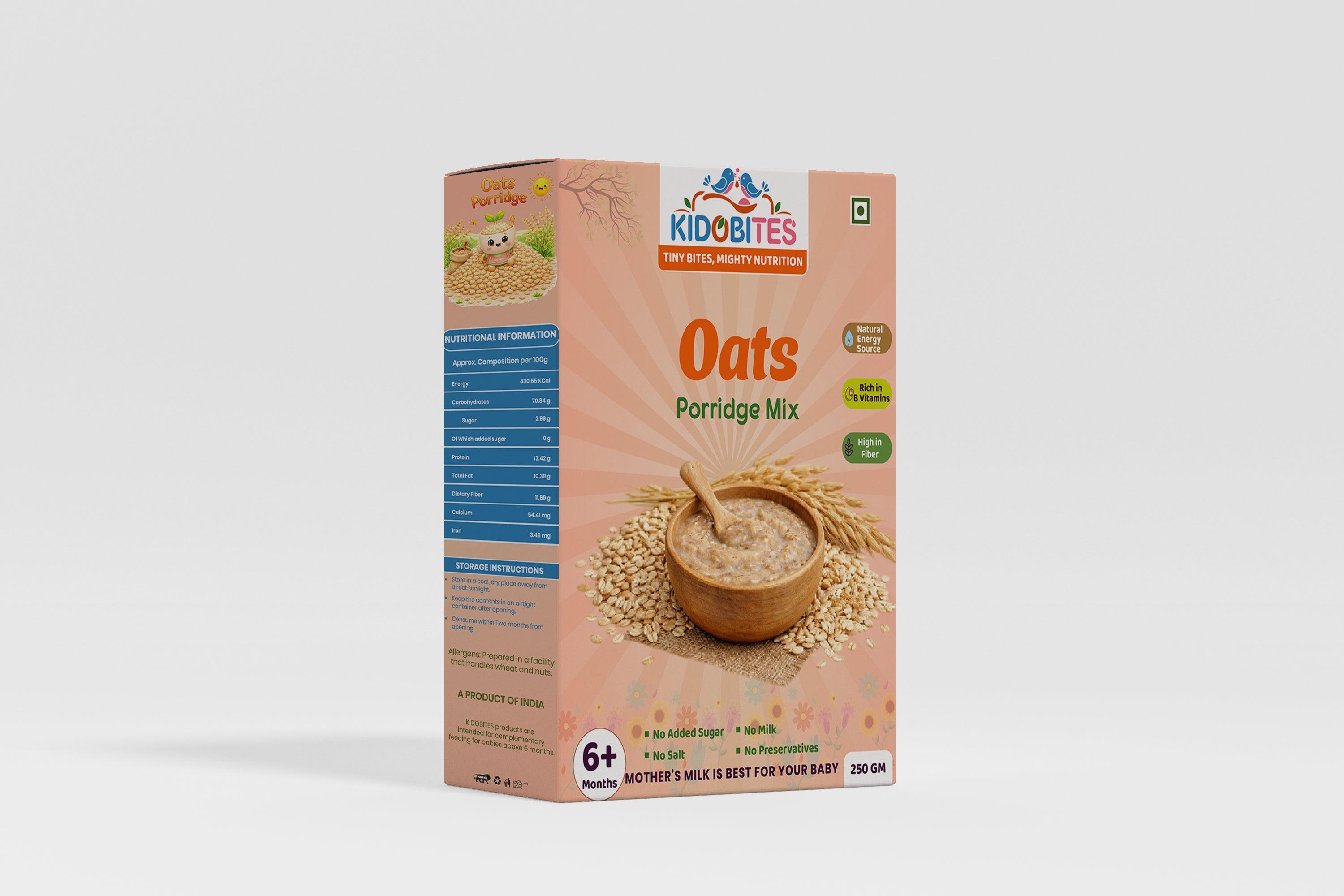 Organic Oats Porridge Mix For Babies | 6 Months+ | 250 gm
