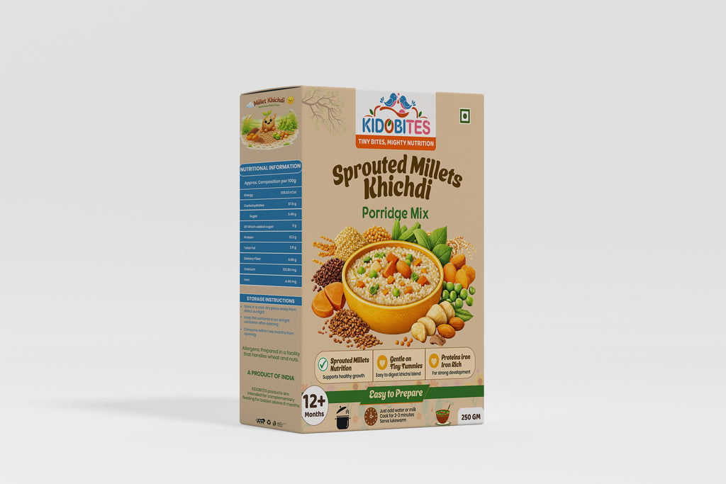 Sprouted Millets Khichdi Porridge Mix For Babies | 12 Months+ | 250 gm