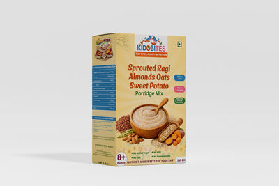 Sprouted Ragi Almond Oats Sweet Potato Porridge Mix For Babies | 8 Months+ | 250 gm