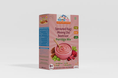 Sprouted Ragi Moong Dal Beetroot Porridge Mix For Babies | 8 Months+ | 250 gm